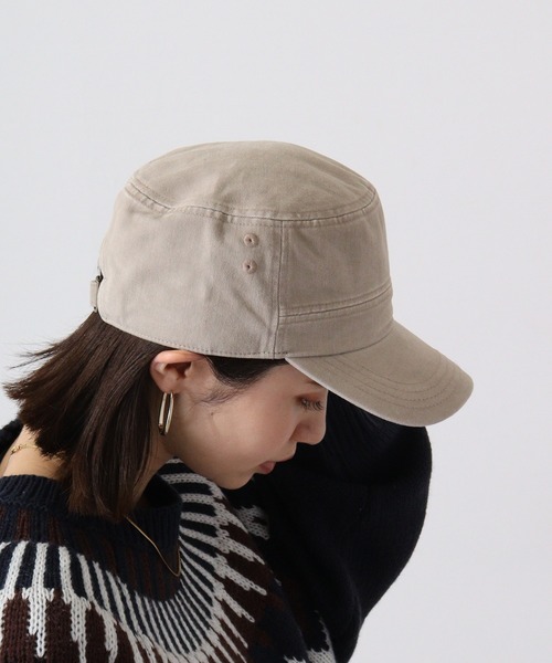 Woods(ウッズ)の「WOODS ウォッシュコットンワーク(キャップ・メンズ・ブラック/ベージュ/ネイビー・FREE)」の12枚目の写真