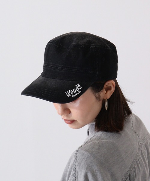 Woods(ウッズ)の「WOODS ウォッシュコットンワーク(キャップ・メンズ・ブラック/ベージュ/ネイビー・FREE)」の18枚目の写真