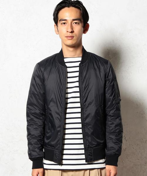 green label relaxing（グリーンレーベルリラクシング）の「MA-1/TYPE GREENDOWN ダウンブルゾン◆（MA-1・メンズ・オリーブ/ネイビー・X-LARGE/SMALL/LARGE/MEDIUM）」の10枚目の写真