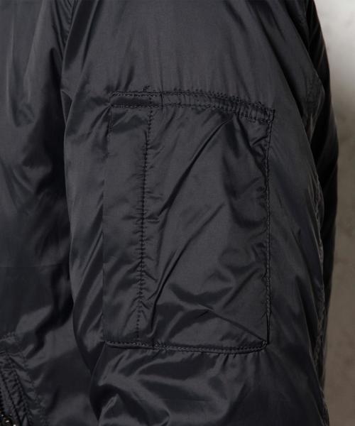 green label relaxing（グリーンレーベルリラクシング）の「MA-1/TYPE GREENDOWN ダウンブルゾン◆（MA-1・メンズ・オリーブ/ネイビー・X-LARGE/SMALL/LARGE/MEDIUM）」の12枚目の写真