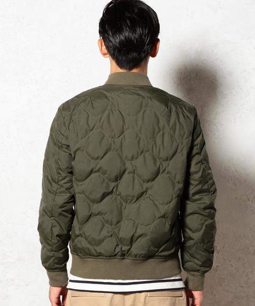 green label relaxing（グリーンレーベルリラクシング）の「MA-1/TYPE GREENDOWN ダウンブルゾン◆（MA-1・メンズ・オリーブ/ネイビー・X-LARGE/SMALL/LARGE/MEDIUM）」の3枚目の写真