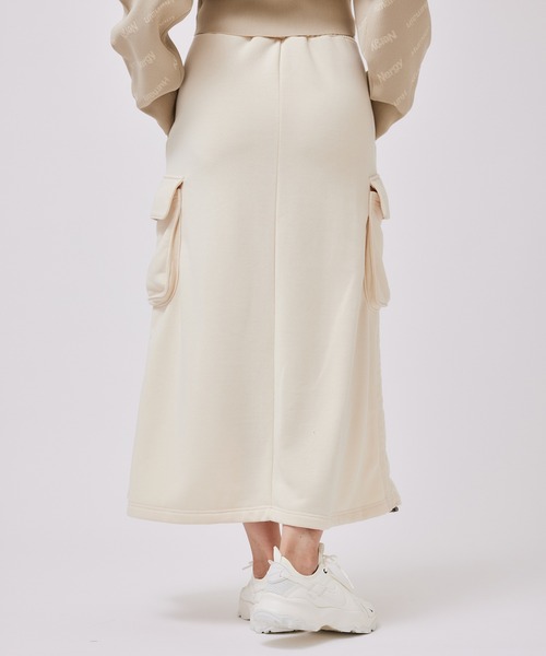 NERGY（ナージー）の「【UV＆吸水速乾】スウェットカーゴスカート（スカート・レディース・ブラック/ピンク/キナリ・M/S）」の8枚目の写真