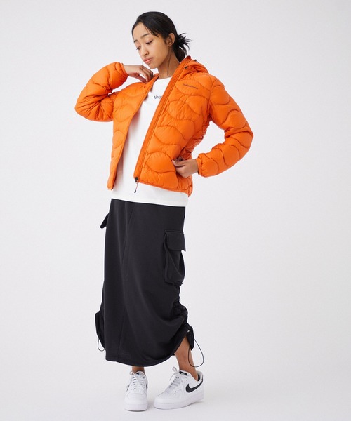 NERGY（ナージー）の「【UV＆吸水速乾】スウェットカーゴスカート（スカート・レディース・ブラック/ピンク/キナリ・M/S）」の16枚目の写真