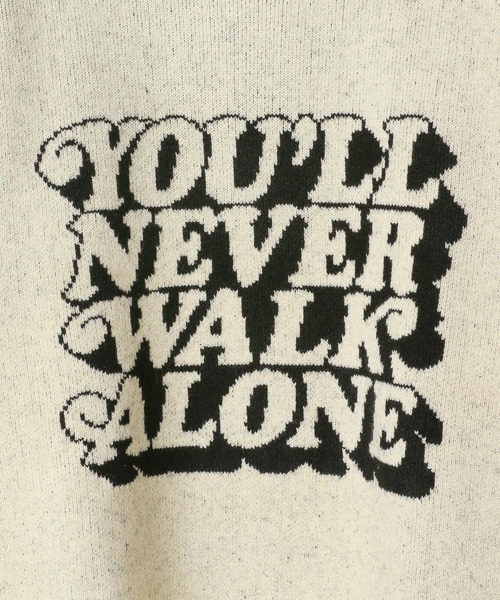 PBLIM（ページボーイリム）の「PBLIM/メッセージロゴニット（ニット/セーター・レディース・オフホワイト/オレンジ/ブラック・FREE）」の14枚目の写真