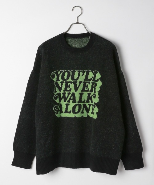 PBLIM（ページボーイリム）の「PBLIM/メッセージロゴニット（ニット/セーター・レディース・オフホワイト/オレンジ/ブラック・FREE）」の16枚目の写真