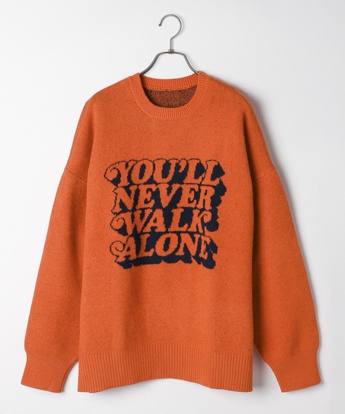 PBLIM（ページボーイリム）の「PBLIM/メッセージロゴニット（ニット/セーター・レディース・オフホワイト/オレンジ/ブラック・FREE）」の18枚目の写真