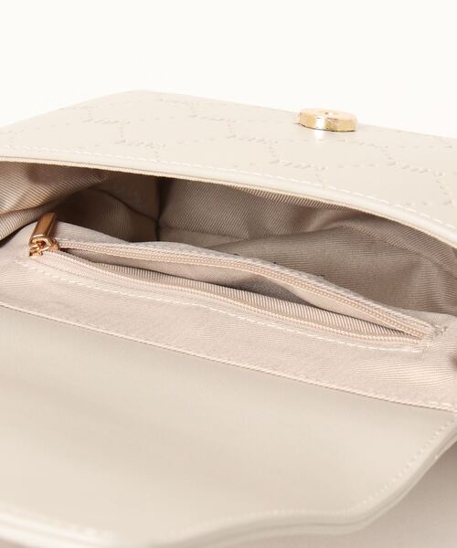 MURUA（ムルーア）の「【MURUA/ムルーア】 EMBOSS SERIES ショルダーバッグ（ショルダーバッグ・レディース・ベージュ/ブラック/ミント・FREE）」の7枚目の写真