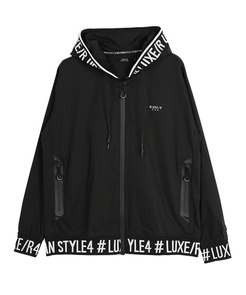 ストレッチ布帛ZIPパーカー（パーカー）｜LUXE/R GOLF（ラグジュ