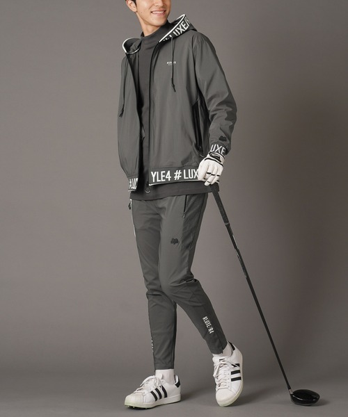 ストレッチ布帛ZIPパーカー（パーカー）｜LUXE/R GOLF（ラグジュ