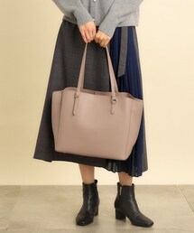 ◆【A4/お仕事/人間工学】サイドスリットバックルトート