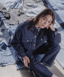 mysty woman | パールボタンデニムジャケット 996648(デニムジャケット)