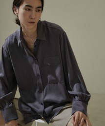 SALON adam et rope' | GENTLE SILKオーバーシャツ【セットアップ対応】(シャツ/ブラウス)
