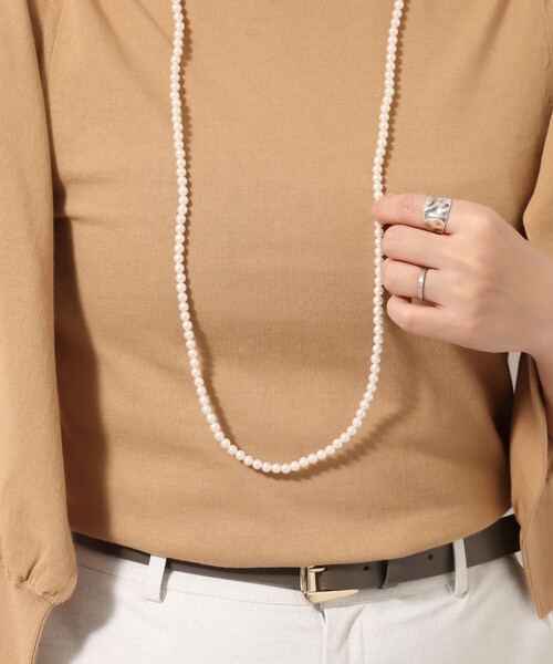 NOLLEY’S（ノーリーズ）の「パールロングネックレス（ネックレス・レディース・オフホワイト・FREE）」の8枚目の写真