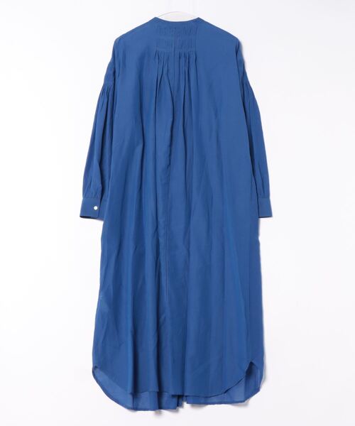 Munich（ミューニック）の「コットンビスコースボイルタックギャザーワンピース（ワンピース・レディース・ブラック/グレイッシュベージュ/ブルー・FREE）」の4枚目の写真