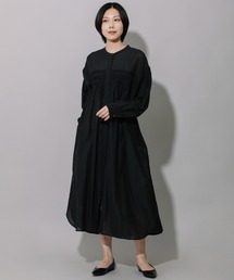 Munich | コットンビスコースボイルタックギャザーワンピース(ワンピース)