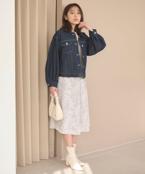 セール】【洗える】デニム ジャケット（デニムジャケット）｜Feroux  