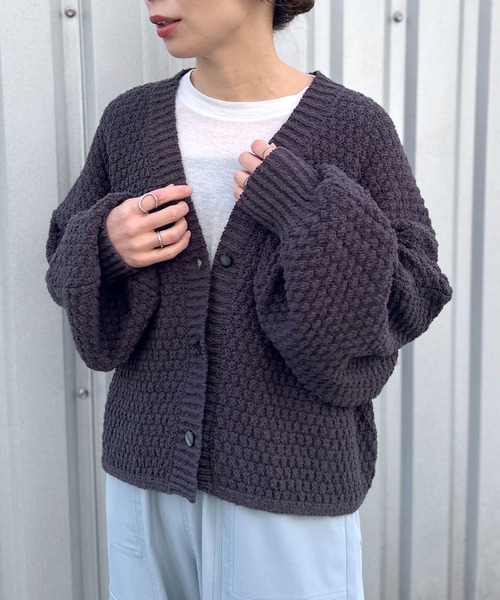 PXG Vネックカーディガン レディース 楽天市場】レディース ニット ニットプルオーバー プルオーバー