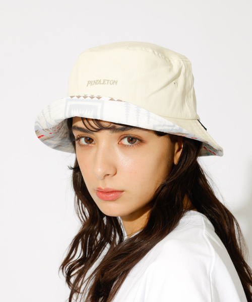 PENDLETON(ペンドルトン)の「【PENDLETON / ペンドルトン】/ COTTON TWILL HAT / コットンツイルハット(キャップ・メンズ・チャコールグレー/ベージュ/オフホワイト・フリー)」の1枚目の写真