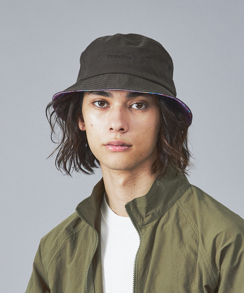 PENDLETON(ペンドルトン)の「【PENDLETON / ペンドルトン】/ COTTON TWILL HAT / コットンツイルハット(キャップ・メンズ・チャコールグレー/ベージュ/オフホワイト・フリー)」の2枚目の写真