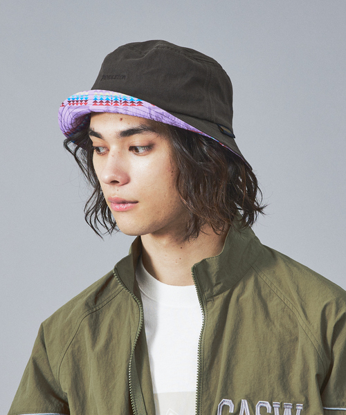 PENDLETON(ペンドルトン)の「【PENDLETON / ペンドルトン】/ COTTON TWILL HAT / コットンツイルハット(キャップ・メンズ・チャコールグレー/ベージュ/オフホワイト・フリー)」の4枚目の写真
