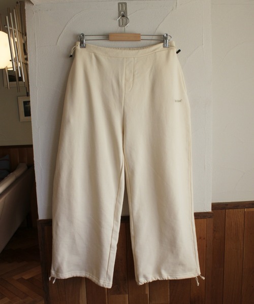 BROKEN BASE（ブロークンベース）の「紐付きワンポイント刺繍スウェットパンツ（スウェットパンツ・メンズ・ネイビー/杢グレー/クリーム・MEDIUM/LARGE）」の12枚目の写真