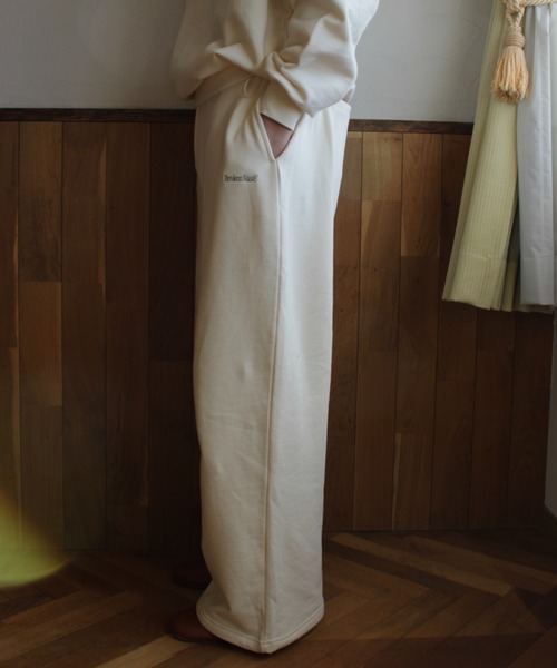 BROKEN BASE（ブロークンベース）の「紐付きワンポイント刺繍スウェットパンツ（スウェットパンツ・メンズ・ネイビー/杢グレー/クリーム・MEDIUM/LARGE）」の10枚目の写真