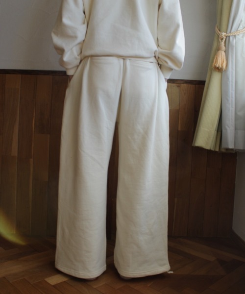 BROKEN BASE（ブロークンベース）の「紐付きワンポイント刺繍スウェットパンツ（スウェットパンツ・メンズ・ネイビー/杢グレー/クリーム・MEDIUM/LARGE）」の11枚目の写真