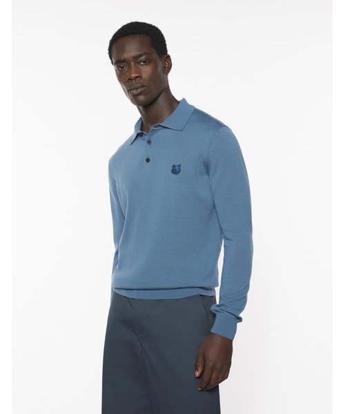 セール】BOLD FOX HEAD PATCH POLO JUMPER（ニット/セーター