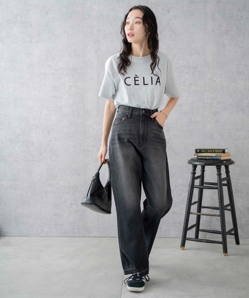 WEGO(ウィゴー)の「WEGO/セミフレアデニムパンツ(デニムパンツ・レディース・ライトインディゴブルー/ブラック系1・SMALL/MEDIUM)」の3枚目の写真