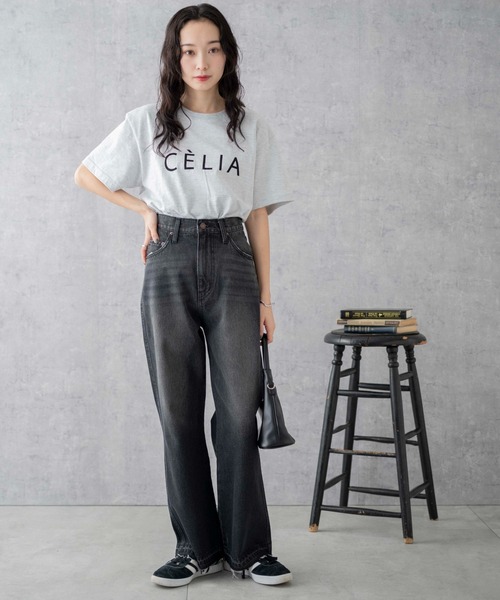 WEGO(ウィゴー)の「WEGO/セミフレアデニムパンツ(デニムパンツ・レディース・ライトインディゴブルー/ブラック系1・SMALL/MEDIUM)」の13枚目の写真