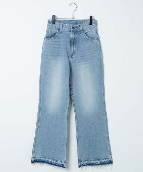 WEGO(ウィゴー)の「WEGO/セミフレアデニムパンツ(デニムパンツ・レディース・ライトインディゴブルー/ブラック系1・SMALL/MEDIUM)」の18枚目の写真