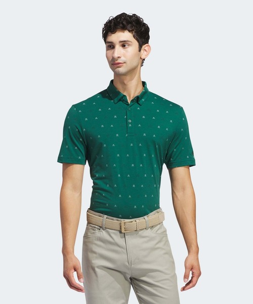 セール】GO-TO モノグラムシャツ【adidas Golf/アディダスゴルフ