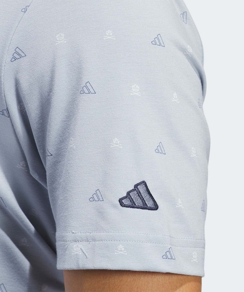 adidas golf/アディダスゴルフ シャツ adidas ポロシャツ オープンカラー グラフィック 半袖シャツ