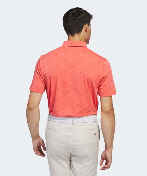 adidas Golf(アディダスゴルフ)の「GO-TO モノグラムシャツ【adidas Golf/アディダスゴルフ】(ポロシャツ・メンズ・レッド系その他/ライトグレー/クリーム/ダークグリーン・XX-LARGE/X-LARGE/SMALL/MEDIUM/LARGE)」の10枚目の写真