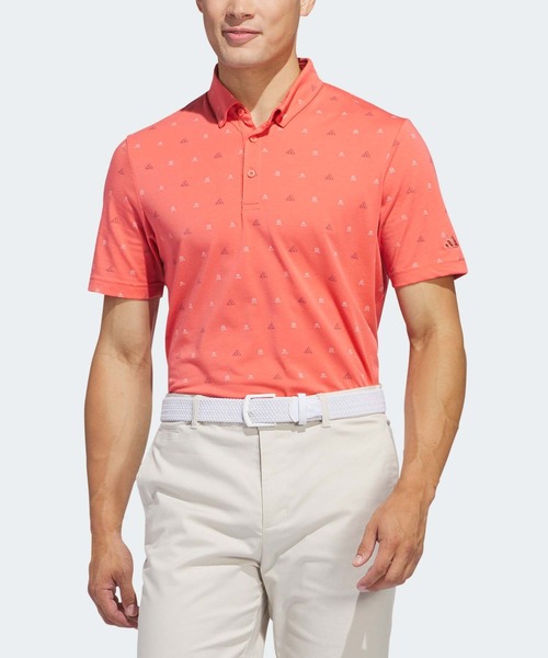 adidas Golf(アディダスゴルフ)の「GO-TO モノグラムシャツ【adidas Golf/アディダスゴルフ】(ポロシャツ・メンズ・レッド系その他/ライトグレー/クリーム/ダークグリーン・XX-LARGE/X-LARGE/SMALL/MEDIUM/LARGE)」の20枚目の写真