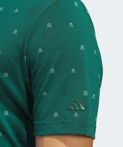 adidas golf/アディダスゴルフ シャツ adidas ポロシャツ オープンカラー グラフィック 半袖シャツ