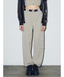 EMODA | ナイロンベルトタックパンツ(カーゴパンツ)