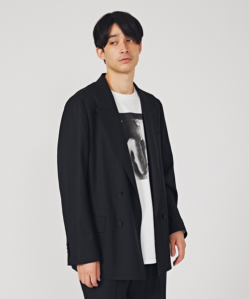 EDIFICE（エディフィス）の「【La.French】ダブル 4ボタンジャケット (TOLLEGNO)（その他アウター・メンズ・ブラック・46/44/48）」の2枚目の写真