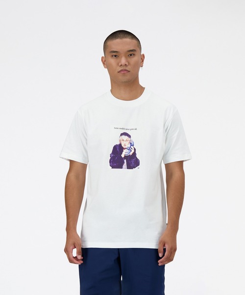 Tシャツ・カットソー [NEW BALANCE] UNI IVY BOY&GIRL BACKPACKING T SHIRT Amazon | [ニューバランス] メンズ 半袖Tシャツ NB Athletics