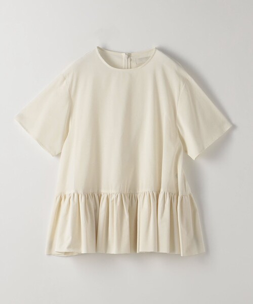 Steven Alan(スティーブンアラン)の「<AMOMENTO>SHORT SLEEVE VOLUME TOP/ブラウス(シャツ/ブラウス・レディース・オフホワイト・0)」の1枚目の写真