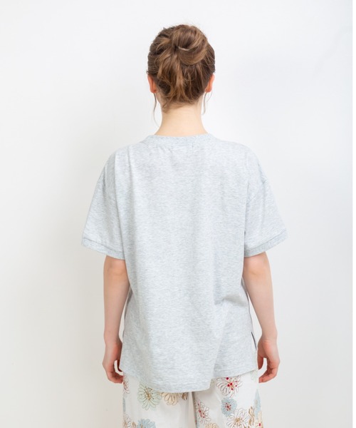 セール】【PAUL&JOE】 ネコ＆ロゴ刺繍 Tシャツ（ルームウェア