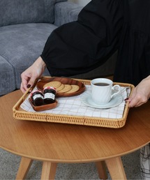 emesuelee（エメスーリー）の「洗える手編みトレー（収納グッズ）」