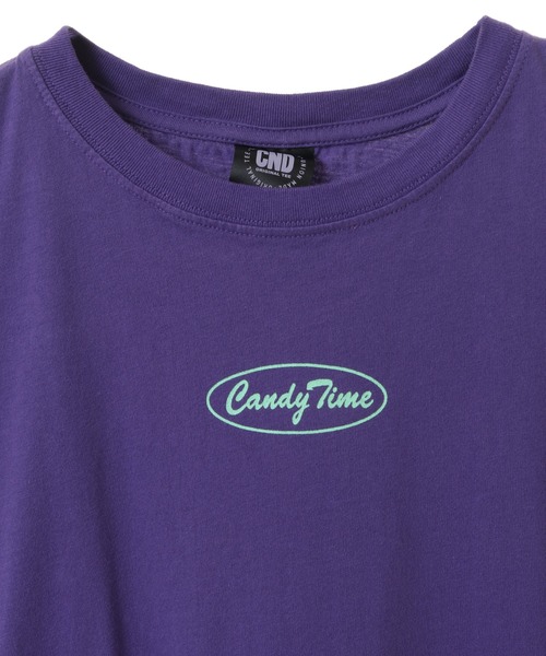 Candy Stripper（キャンディストリッパー）の「YOUR CHOICE Tシャツ（Tシャツ/カットソー・レディース・オフホワイト/ブラック/パープル・3/2/1）」の5枚目の写真