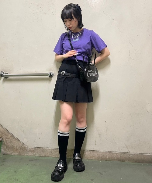 Candy Stripper（キャンディストリッパー）の「YOUR CHOICE Tシャツ（Tシャツ/カットソー・レディース・オフホワイト/ブラック/パープル・3/2/1）」の17枚目の写真