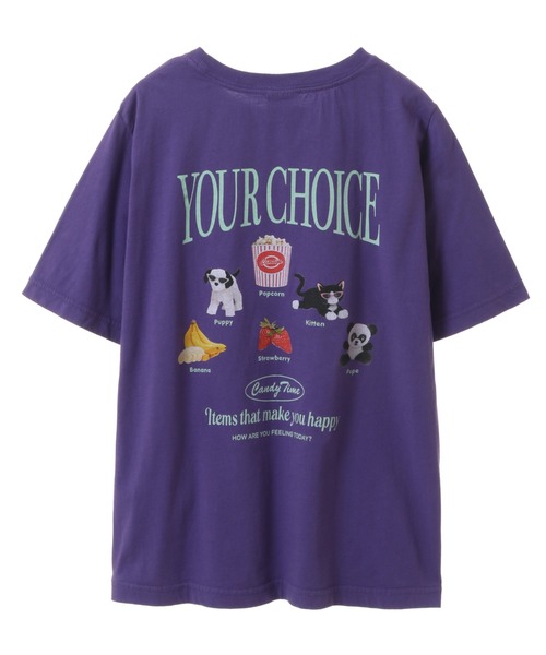 Candy Stripper（キャンディストリッパー）の「YOUR CHOICE Tシャツ（Tシャツ/カットソー・レディース・オフホワイト/ブラック/パープル・3/2/1）」の20枚目の写真