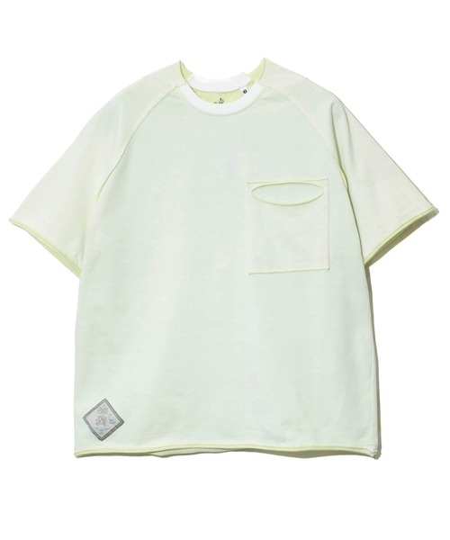 go slow caravan(ゴースローキャラバン)の「Wフェイス天竺 カットオフ PKT TEE(Tシャツ/カットソー・メンズ・ブラック/ホワイト/ブルー・X-LARGE/LARGE/MEDIUM)」の11枚目の写真