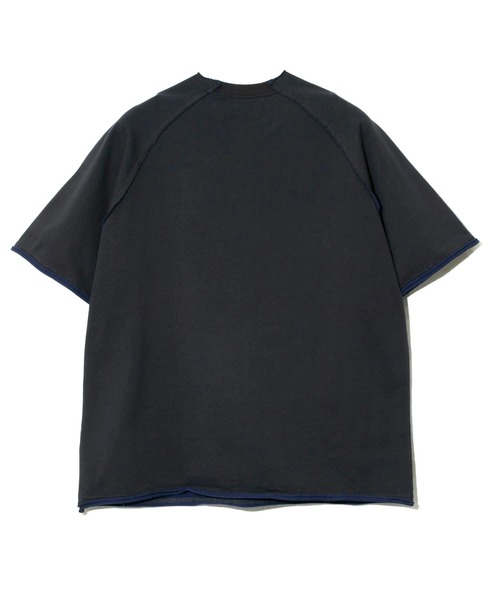 go slow caravan(ゴースローキャラバン)の「Wフェイス天竺 カットオフ PKT TEE(Tシャツ/カットソー・メンズ・ブラック/ホワイト/ブルー・X-LARGE/LARGE/MEDIUM)」の14枚目の写真