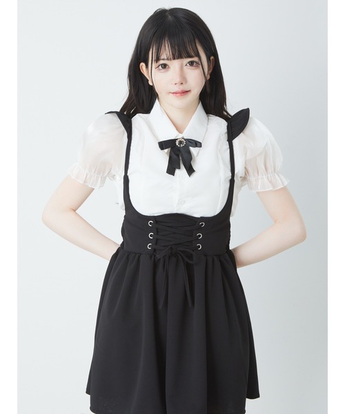 Ank Rouge evelyn ワンピース　トップス　量産　地雷系　まとめ売り evelyn - 量産型 地雷 evelyn Ank Rouge フリルカラーワンピース