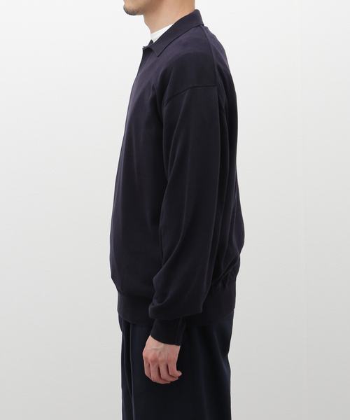 Kaptain Sunshine(キャプテン サンシャイン)の「KAPTAIN SUNSHINE / Cotton Knit Skipper Shirt KS24SKN04(ニット/セーター・メンズ・ネイビー・X-LARGE/LARGE)」の11枚目の写真