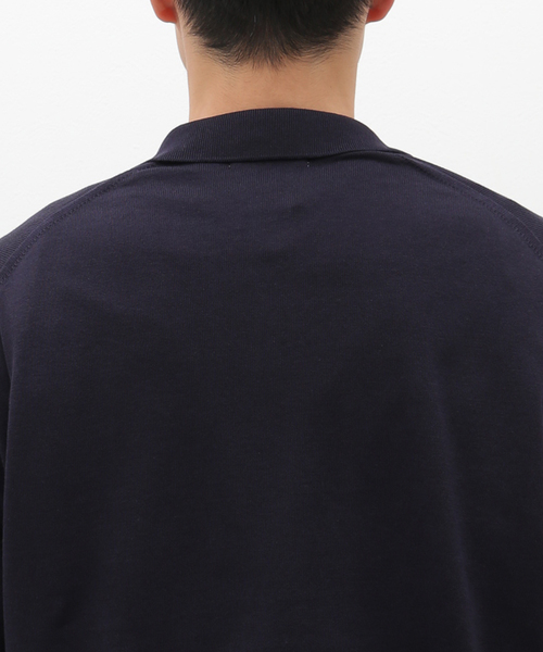 Kaptain Sunshine(キャプテン サンシャイン)の「KAPTAIN SUNSHINE / Cotton Knit Skipper Shirt KS24SKN04(ニット/セーター・メンズ・ネイビー・X-LARGE/LARGE)」の13枚目の写真